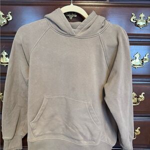 Athleta girls tan hoodie
